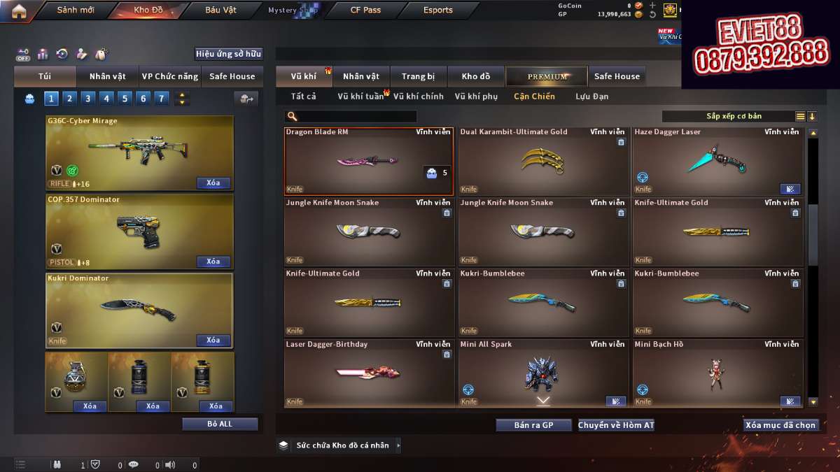 shop acc cf uy tin gia re